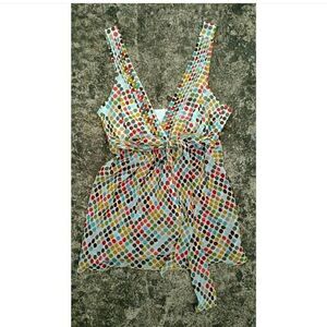 Trina Turk silk tank top. Size 0